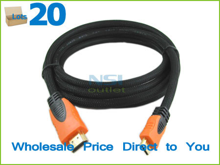 Mini Hdmi To Hdmi Cable For Sony Camera Dv Tv (lots 20)