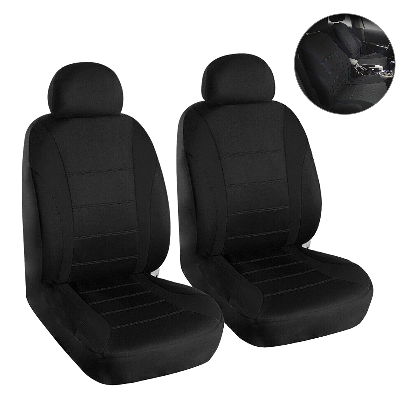 Universal Auto Seat Covers for Car Truck SUV Van 5 Seater Front Rear