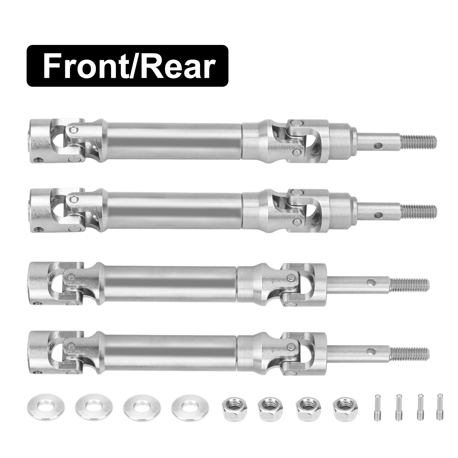 Steel Front& Rear CVD Drive Shaft For 1/10 Traxxas Slash 2WD 4X4 Rustler RC Car