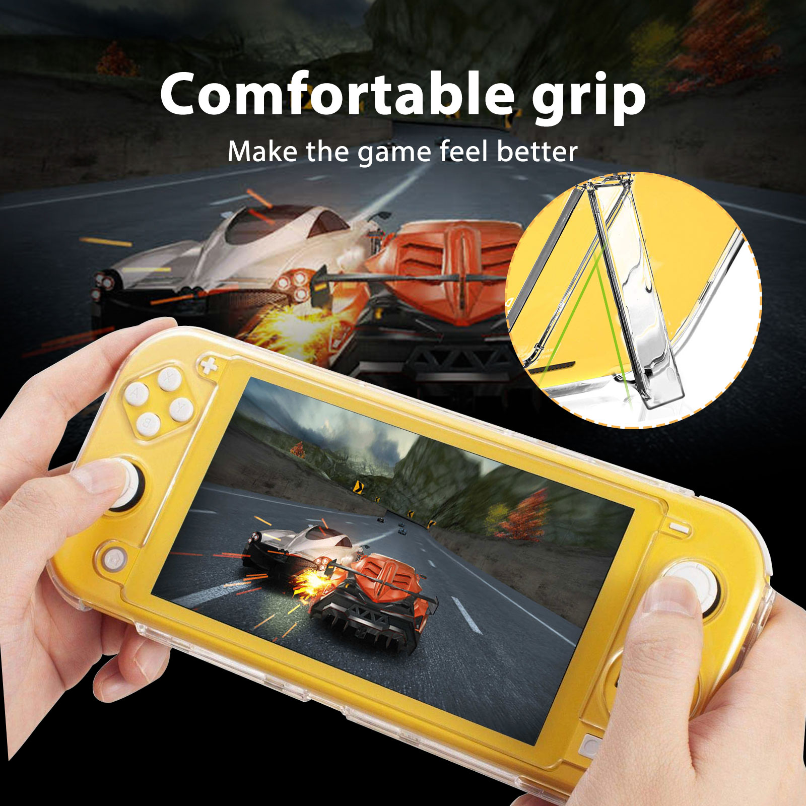 For Nintendo Switch Lite Protective Cover Hard Case Shell Shockproof