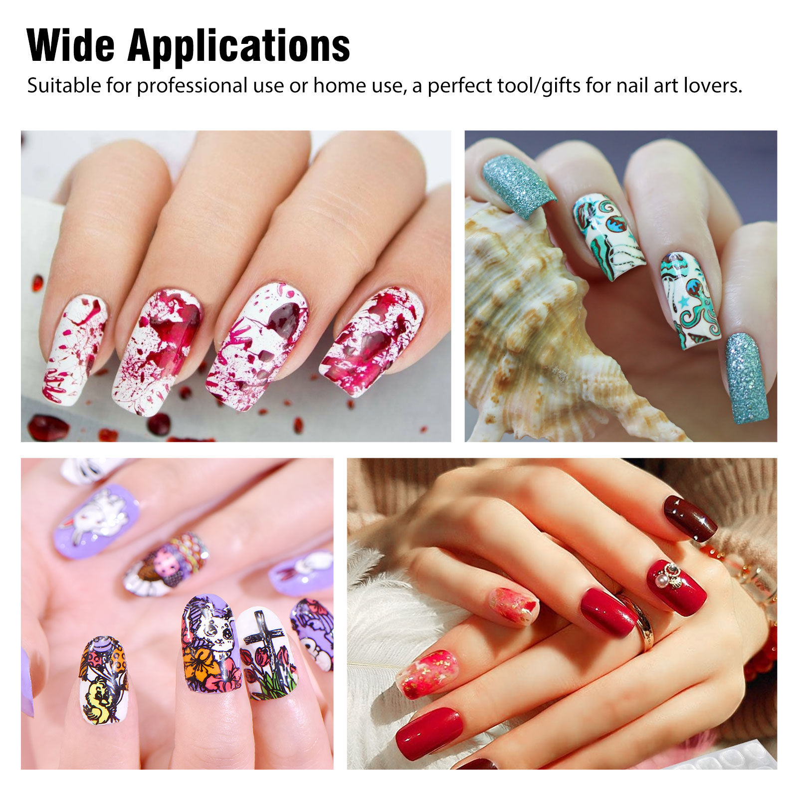 10/20 Set DoubleSided Nail Glue Tape Sticker Adhesive Nail Tabs Press