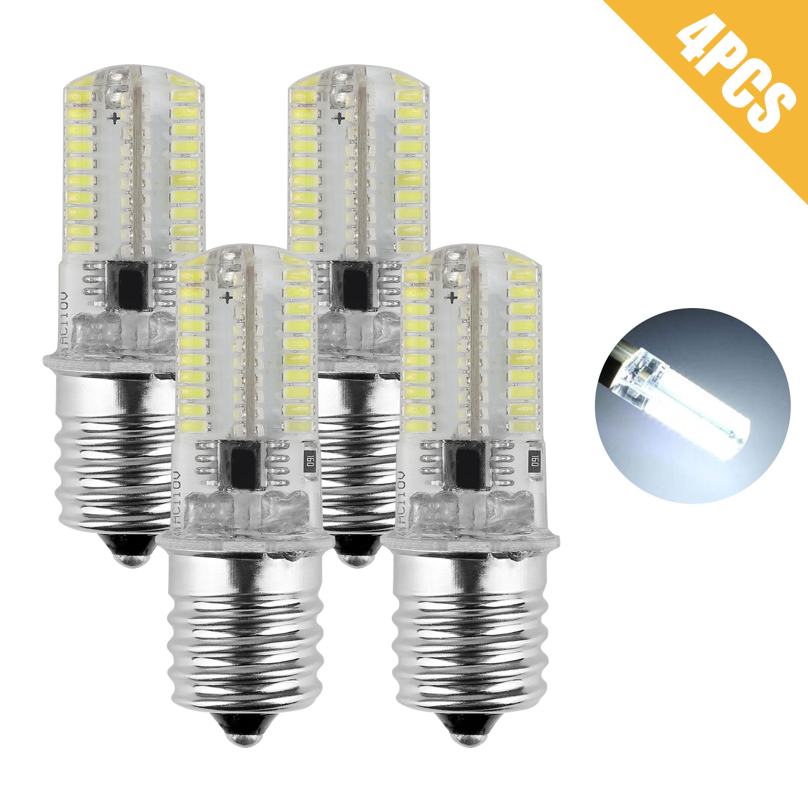 2/4/10 E17 LED Bulb Microwave Oven Light Dimmable White 7000K Super
