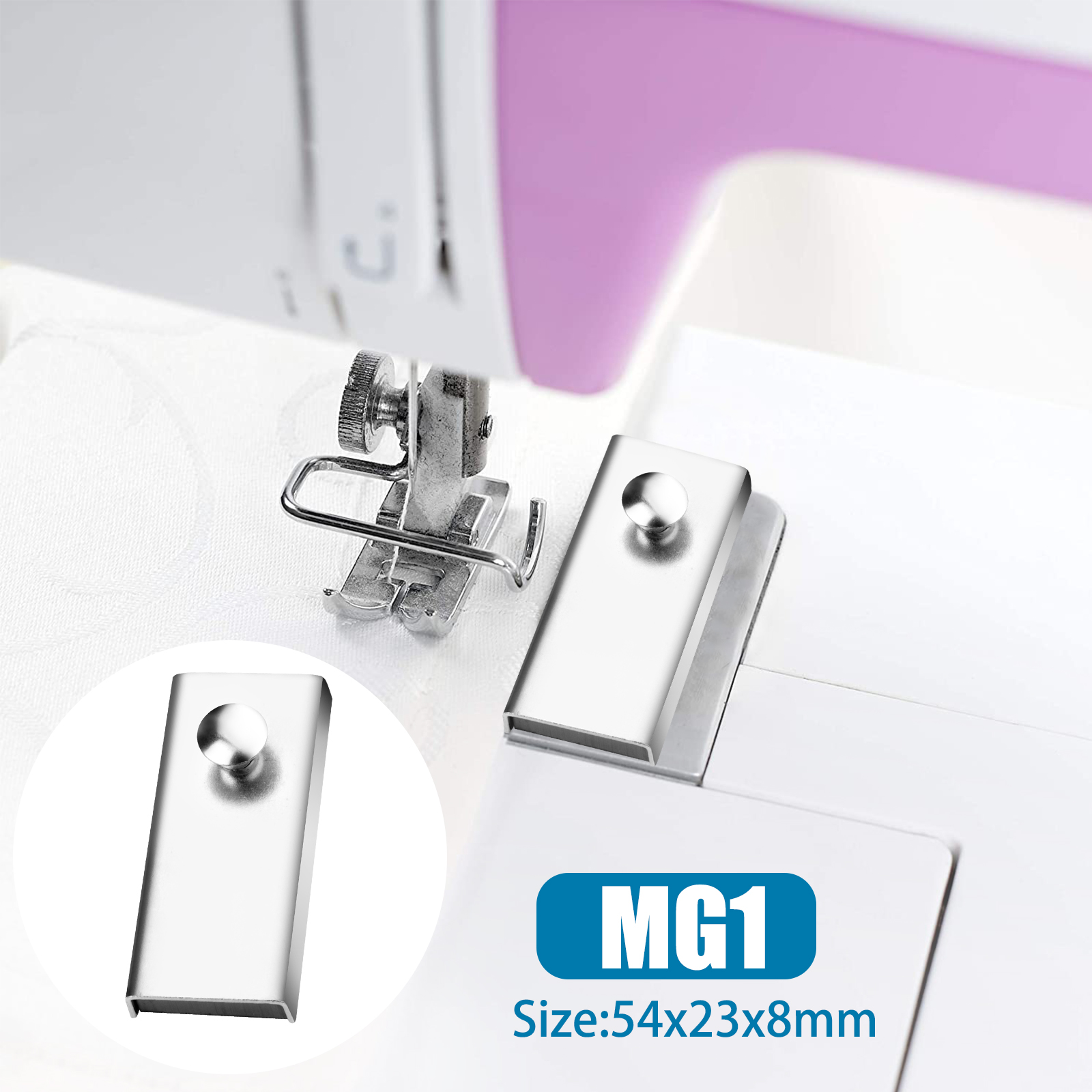 Large Magnetic Seam Guide Gauge Presser Sewing Machine Accessories G30/G20/MG1