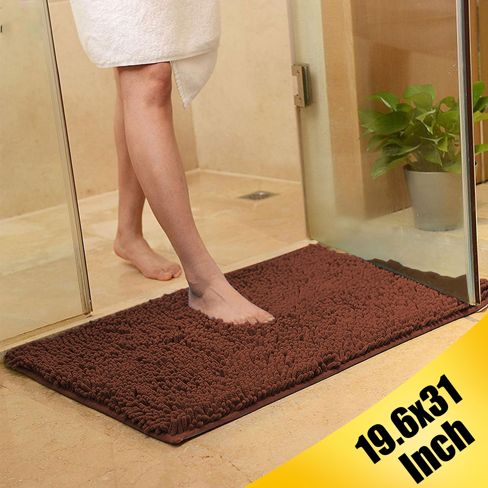 Absorbent Memory Foam Carpet Bath Bathroom Bedroom Floor Shower Mat Rug Non-slip 
