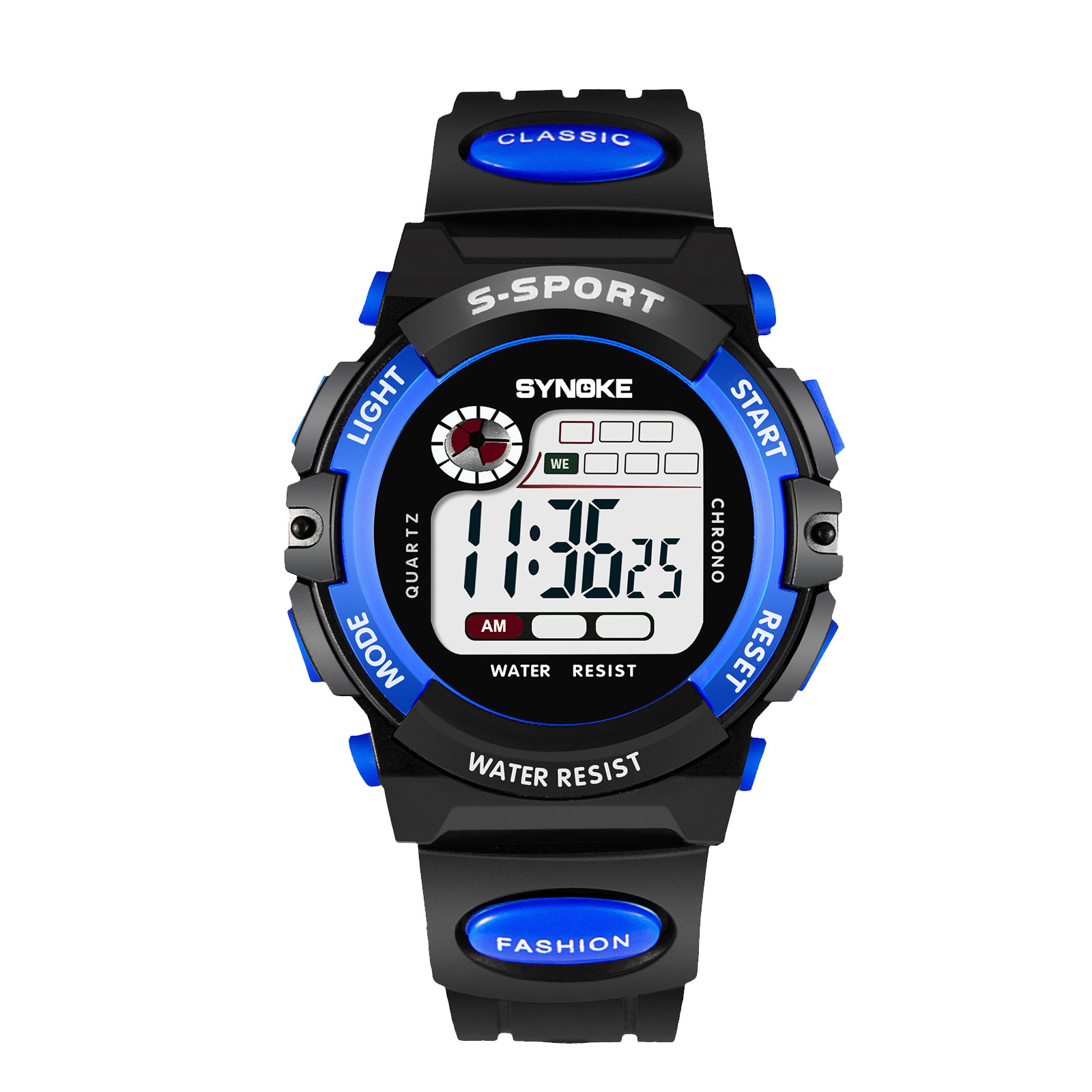 30M Waterproof Casual Kids Sport Watch Week Date Window Alarm Stopwatch Boy Girl