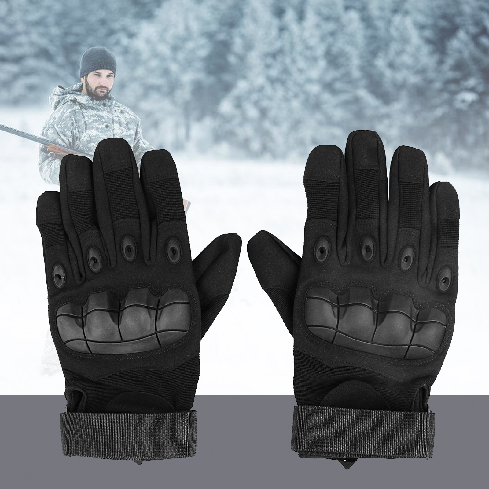 Pair Tactical Military Gloves Men Winter Autumn Army Full Finger ...