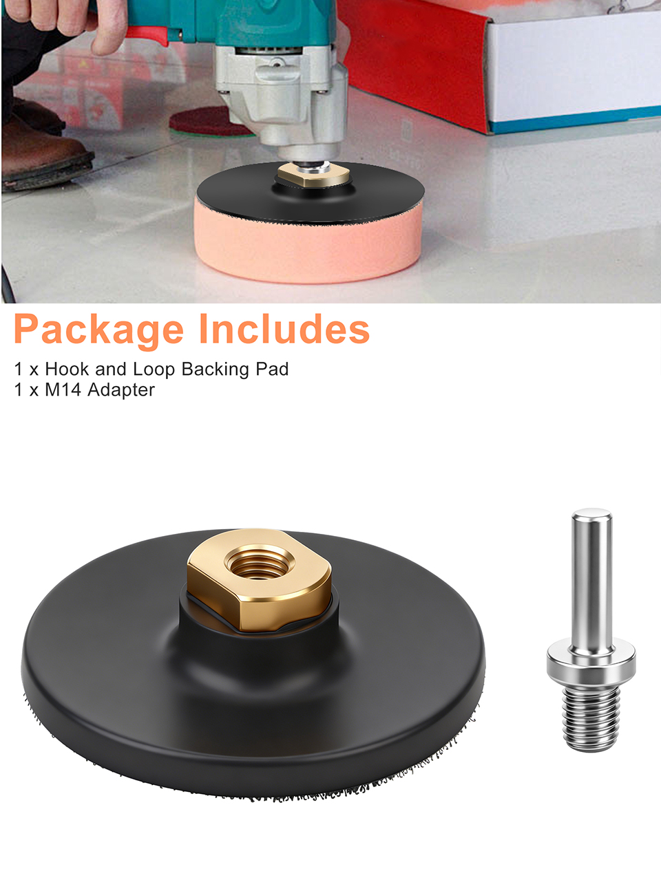 Pomsare 114PCS Angle Grinder Sanding Discs Polishing Pad Kit, 5 Inch Pomsare 114PCS Angle Grinder Sanding Discs Polishing Pad Kit, 5 Inch