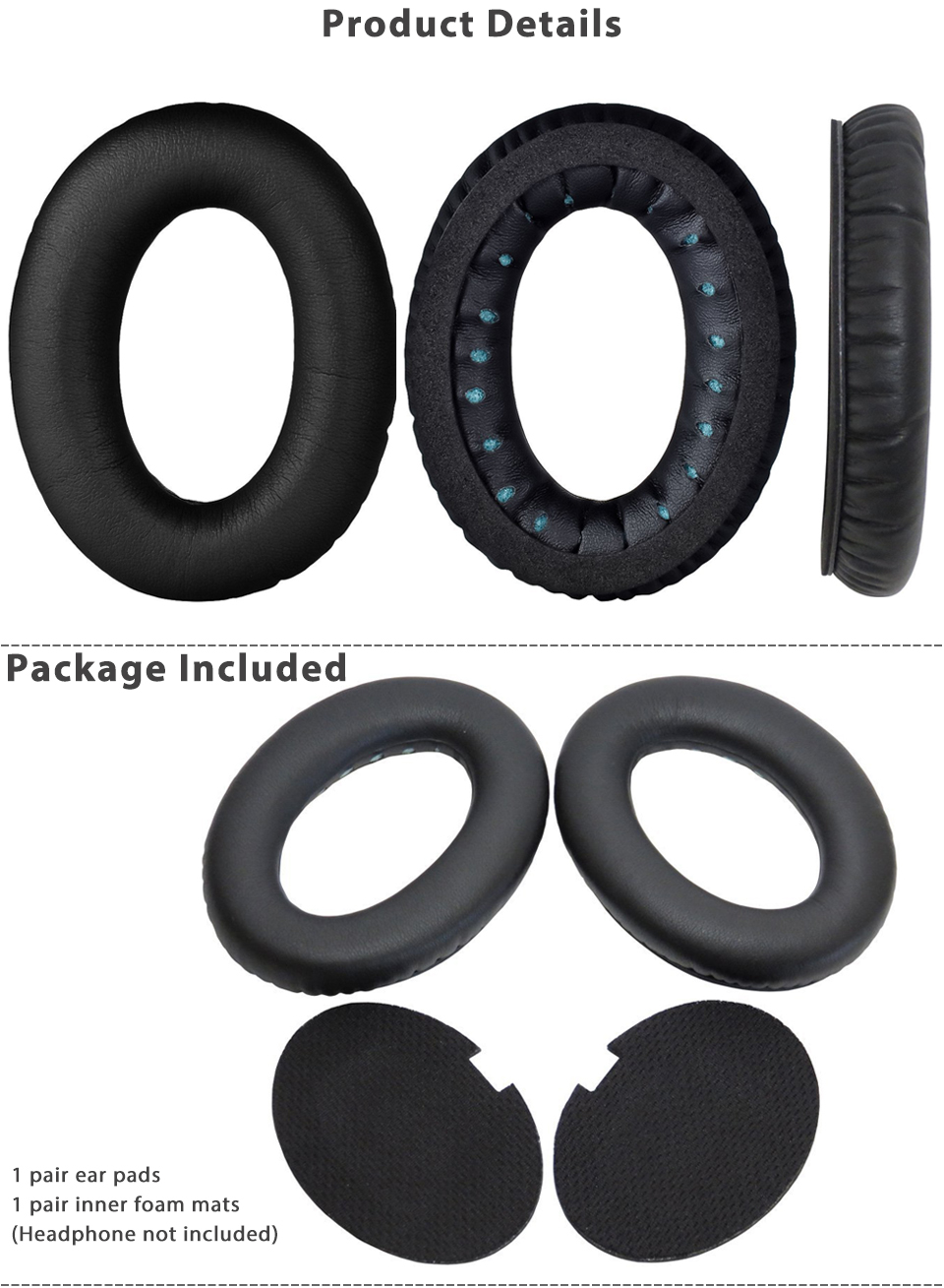 Replacement Earpad Ear Pads Cushion For Bose AE1 Triport TP1 TP1A