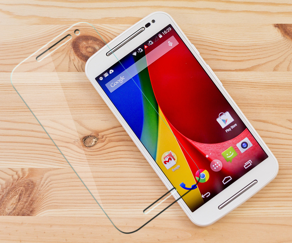 premium real tempered glass screen protector film guard for moto