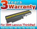 Laptop Battery for Lenovo Thinkpad T400 T61 R61i R61  