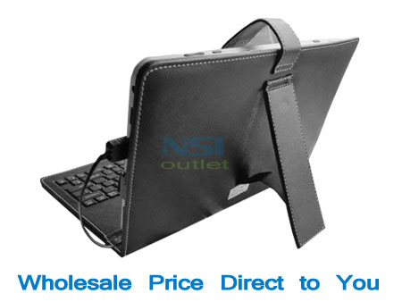 USB Keyboard w/Leather Case Stand Stylus for Acer A500  